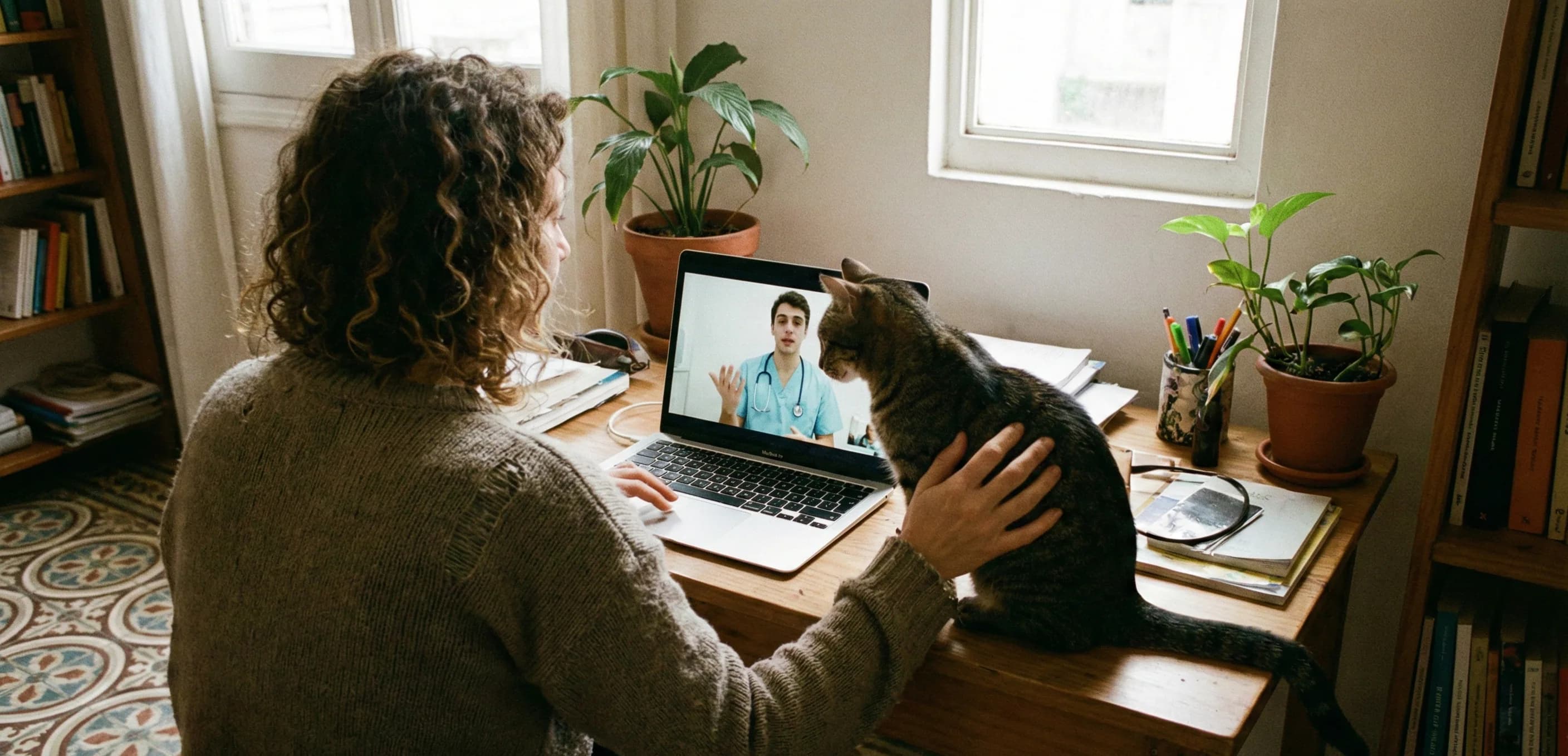 Consulta veterinaria virtual por videollamada